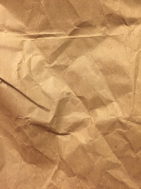 Мятая крафт бумага