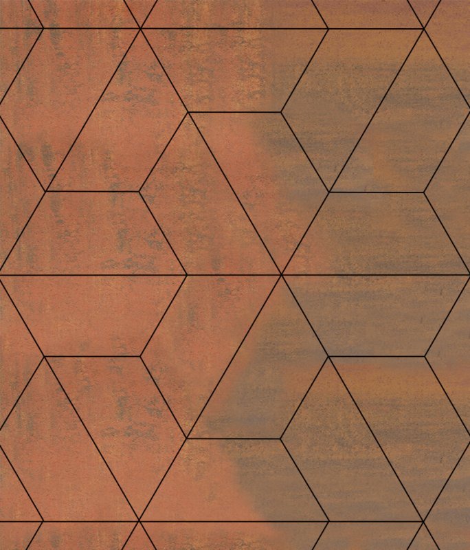 Плитка для дорожек трапеция