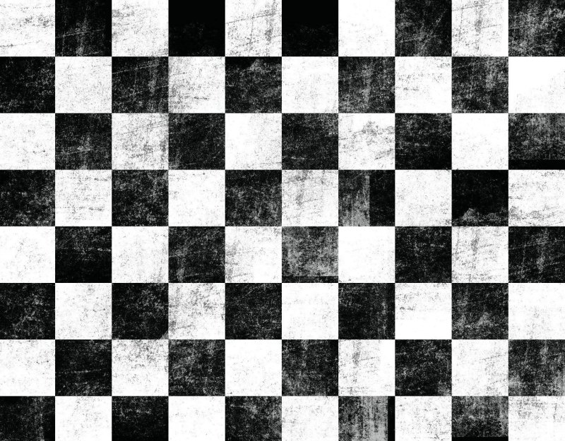 Черно белая шахматная плитка