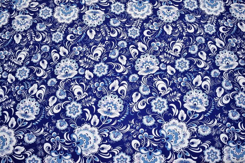 Paisley pattern Гжель
