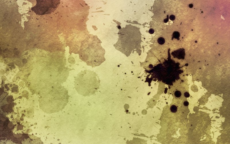 Клякса на бумаге