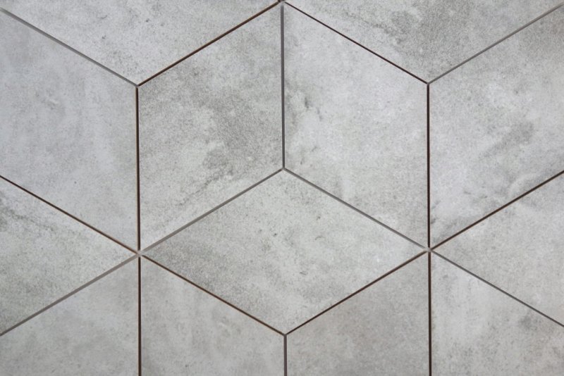 Romb Grey каменная мозаика