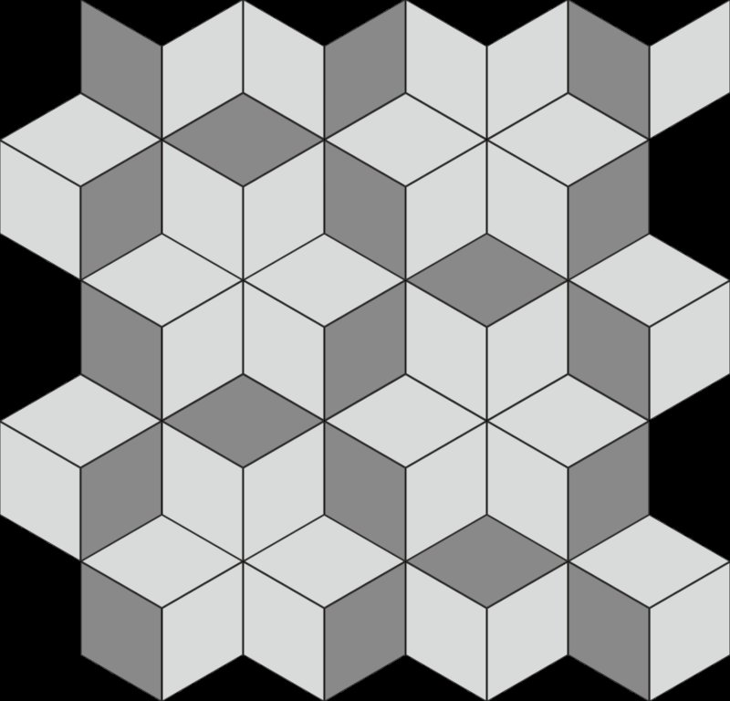 Ромбовидная плитка