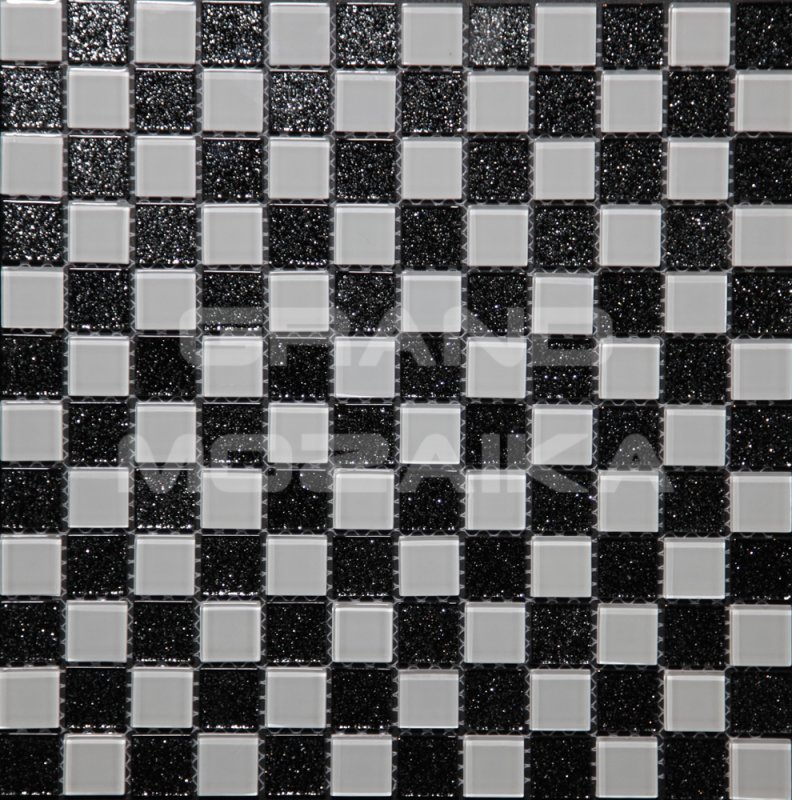 Черно белая шахматная плитка