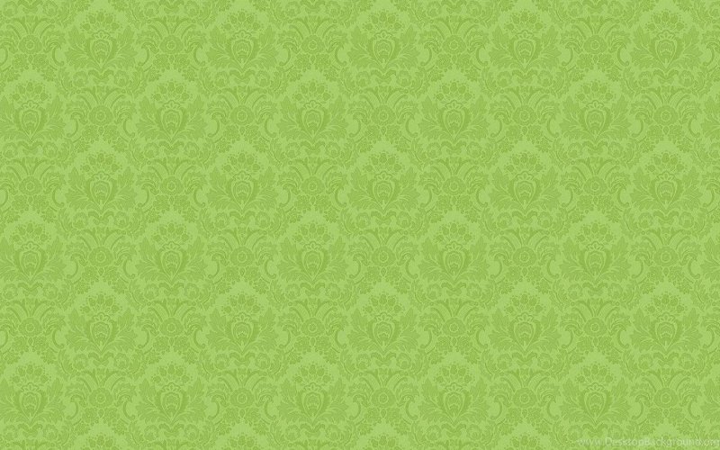 Зеленый фон с узорами