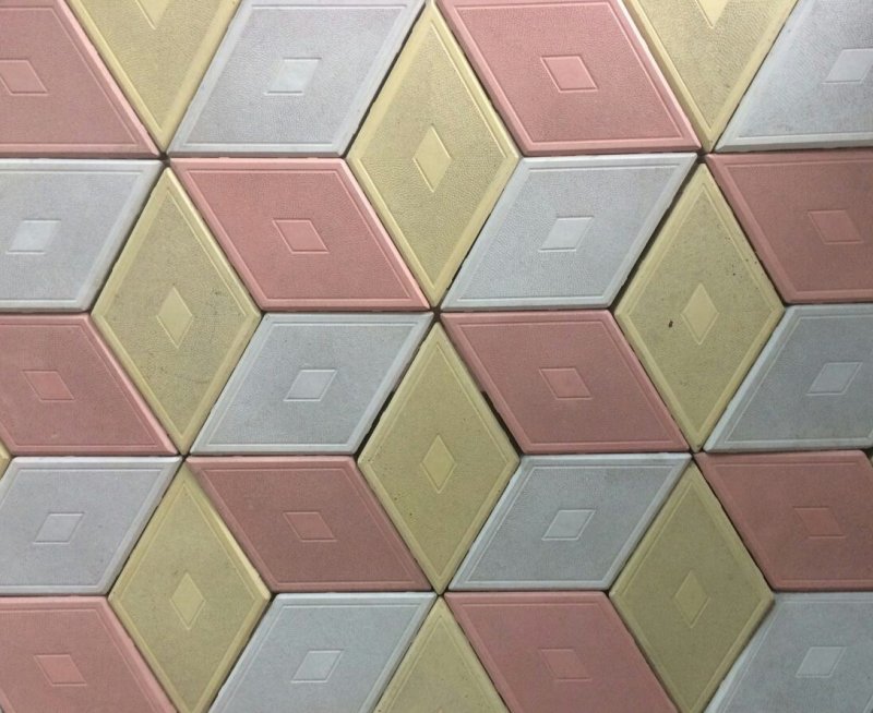 Тротуарная плитка "ромб гладкий"