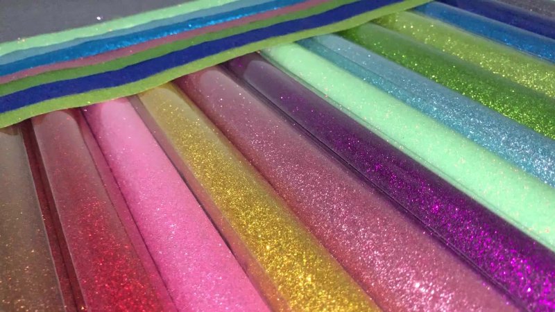 Блестящая цветная бумага для поделок как называется