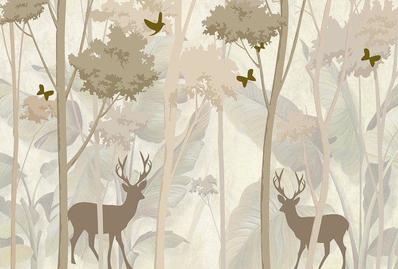 Панно лес на стену