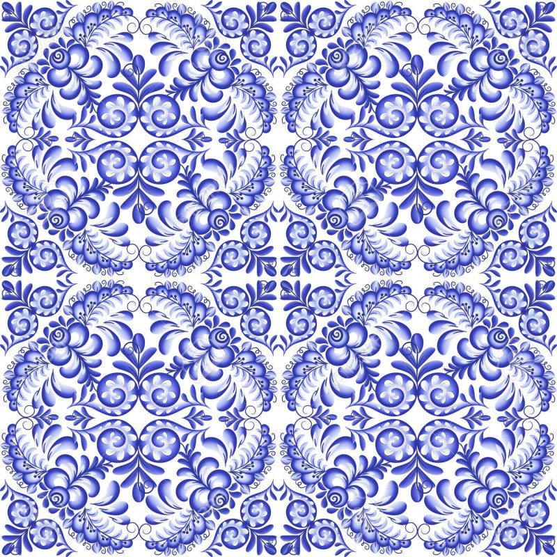 Плитка Гжель