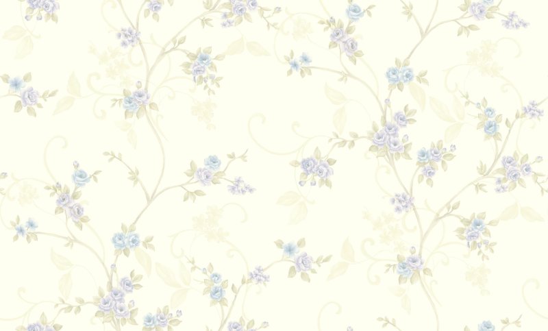 Флизелиновые обои в цветочек