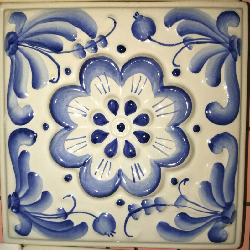 Печные изразцы Гжель