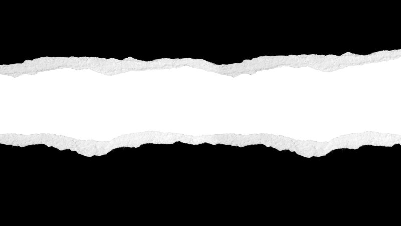 Рваный край бумаги