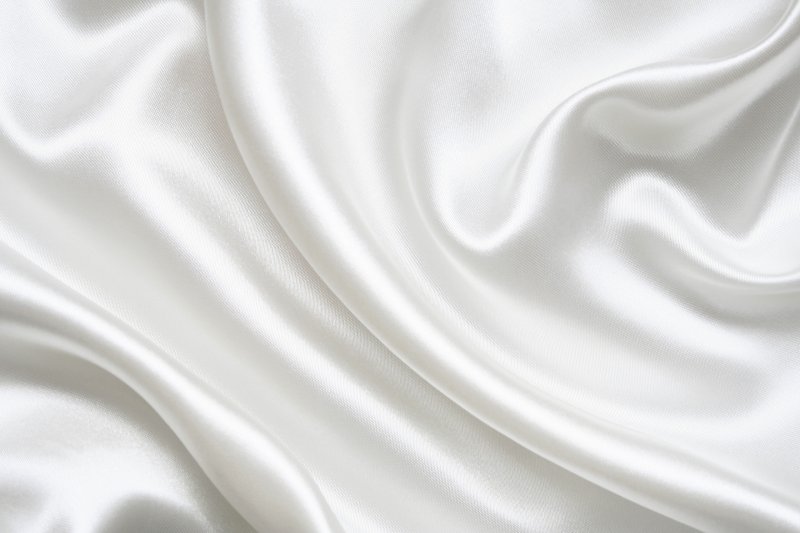 Атлас белый ткань