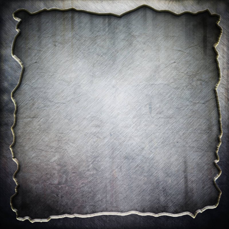 Рваные края металла