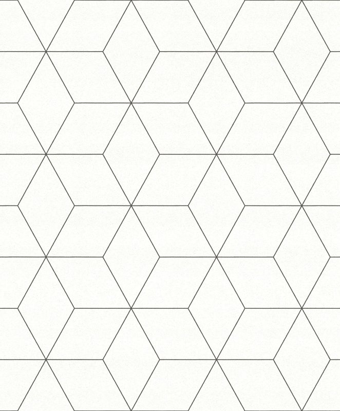 Обои с геометрическим рисунком