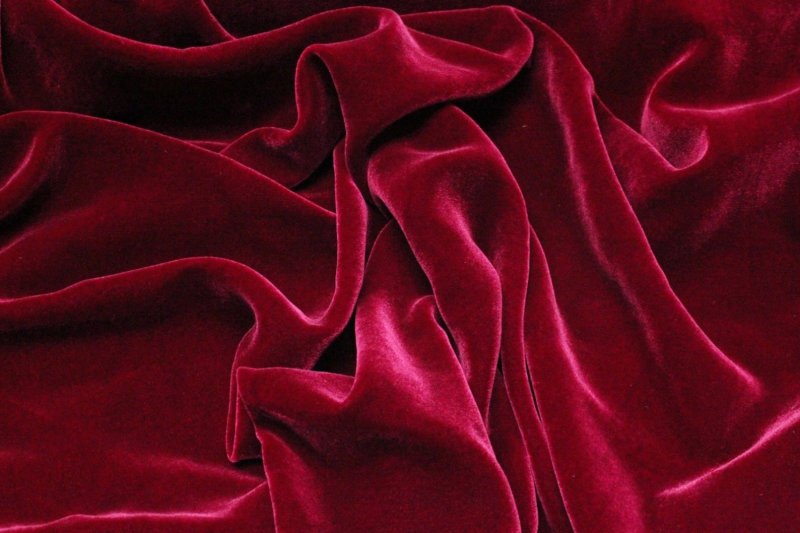 Ткань Star Velvet 84 Maroon