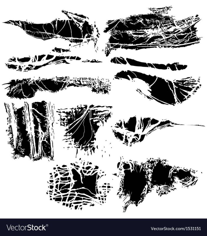 Рваная ткань вектор