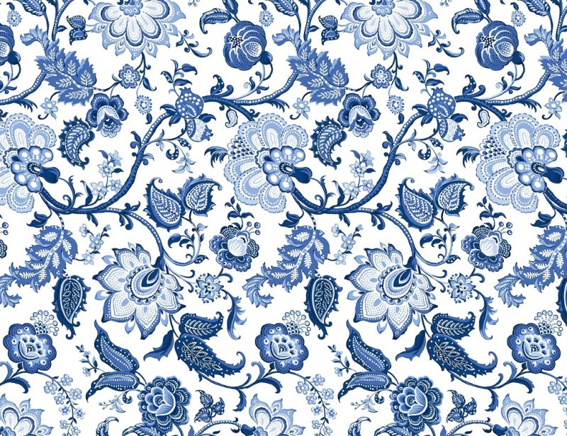 Набивной рисунок на ткани