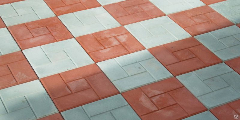 Плитка тротуарная "Калифорния" (300*300*30) серая