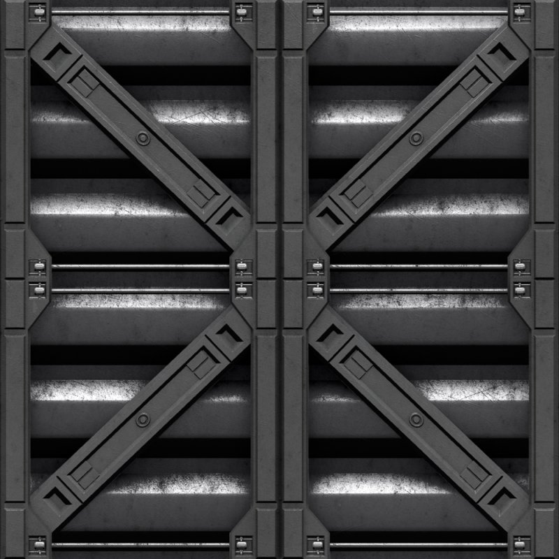 Металлическая стена