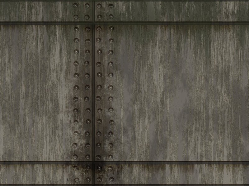 Металл с заклепками