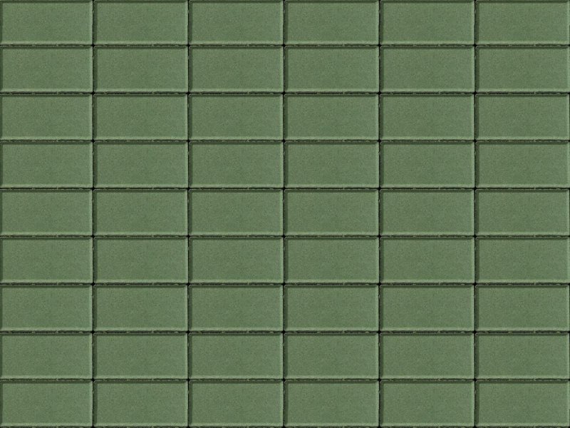 Плитка мелкая зеленая
