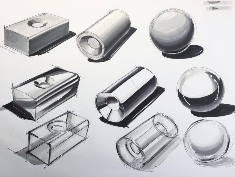 Зарисовки мелких предметов