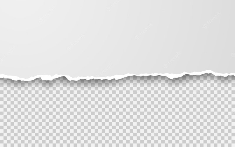Бумага с оборванным краем