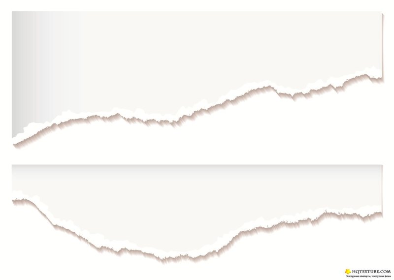 Рваный край бумаги