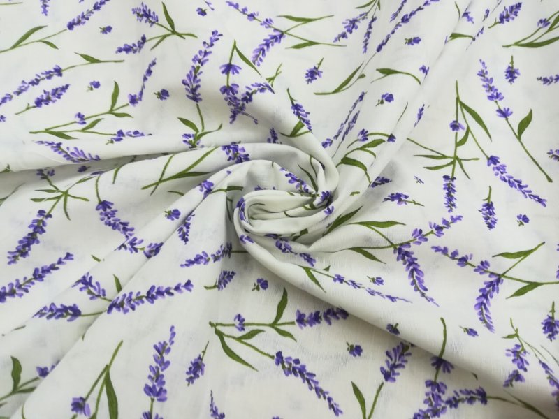 Муслин Лаванда ткань