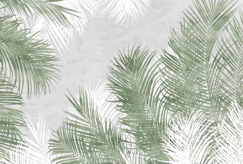 Аффреско пальмовые листья