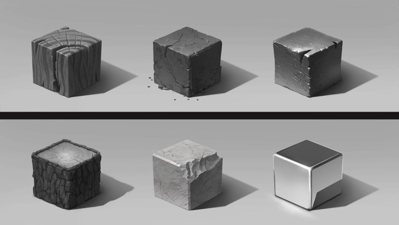 Кубик из металла