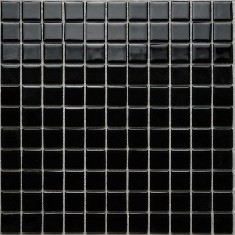 Мозаика керамическая однотонная ORRO Ceramic Black Gamma