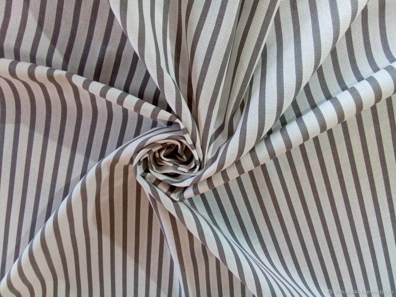 Ткань в полоску для мебели