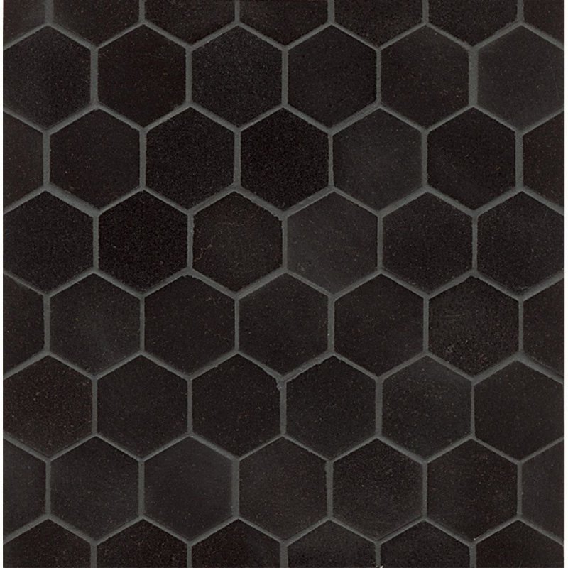 Hexagon Tile Black Matt 5х5