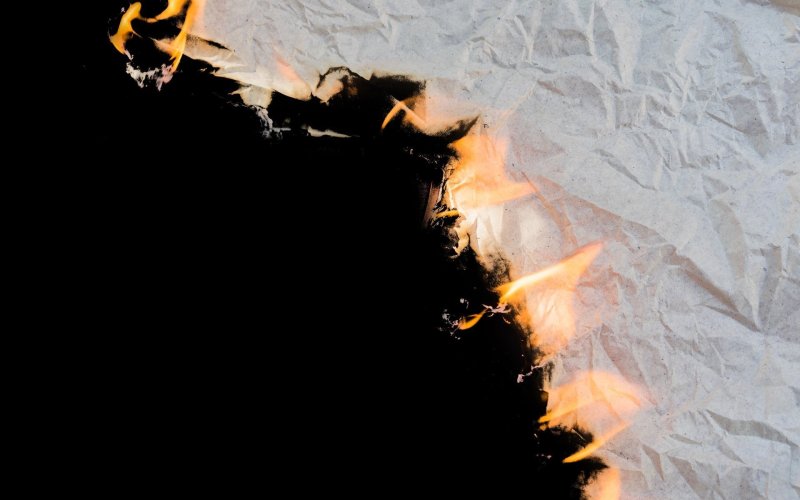 Сгоревшая бумага