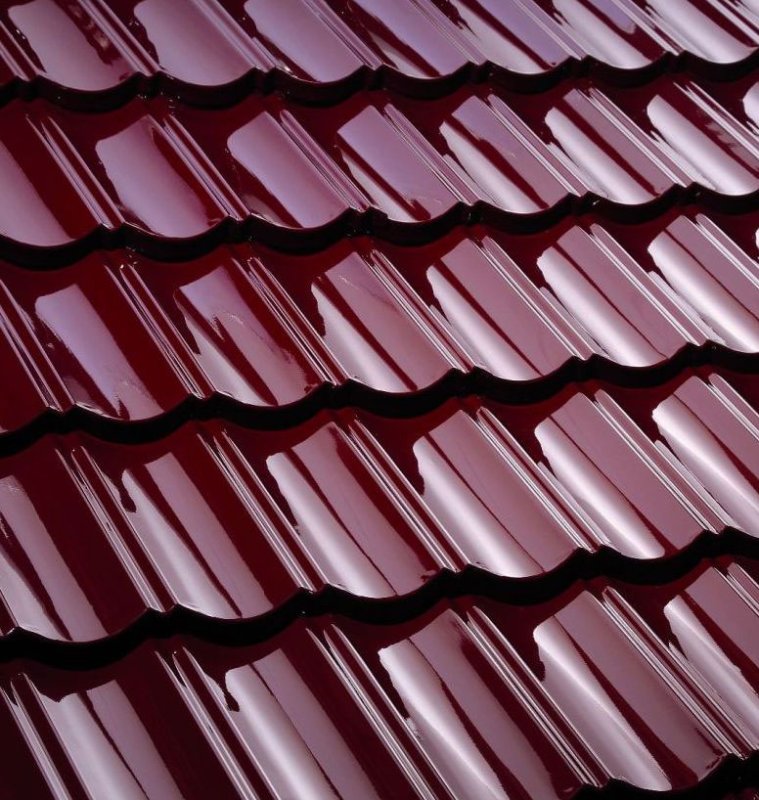 Металлочерепица красное вино 3005