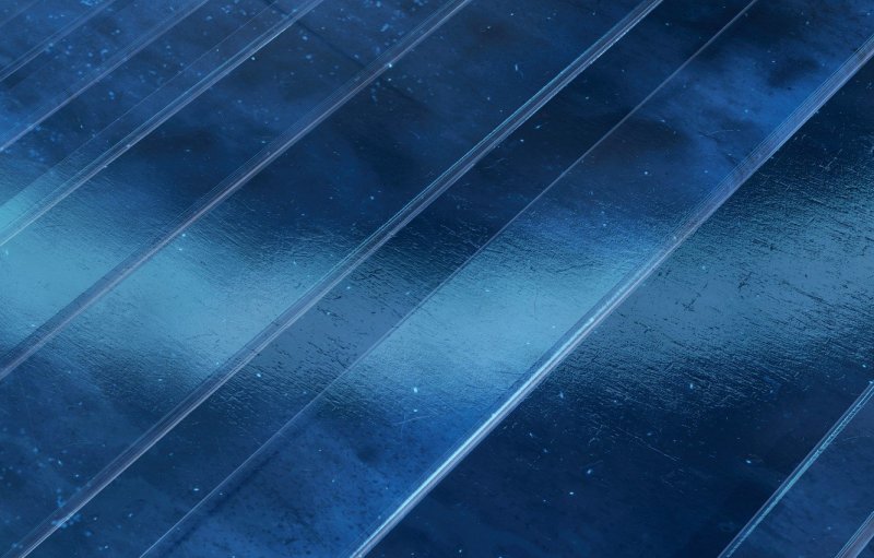 Металл синего цвета