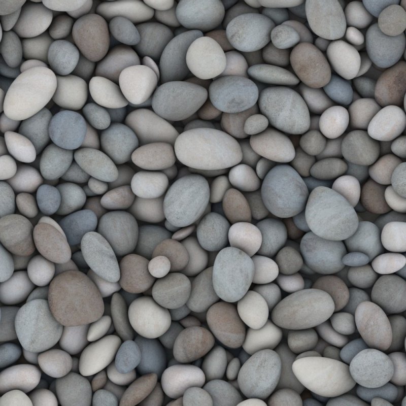 Галька морская фракция 10-20 светло-серый
