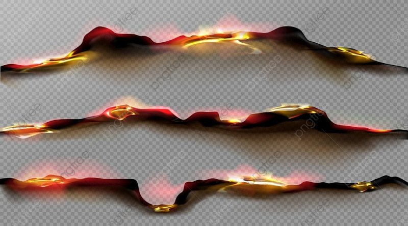 Тлеющий край бумаги