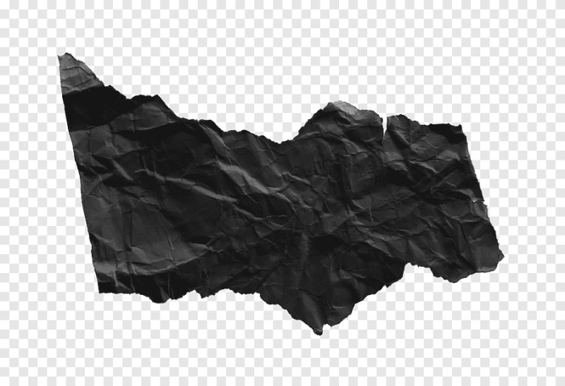 Черная рваная бумага