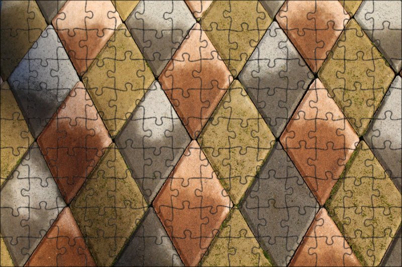 Плитка напольная ромбовидная