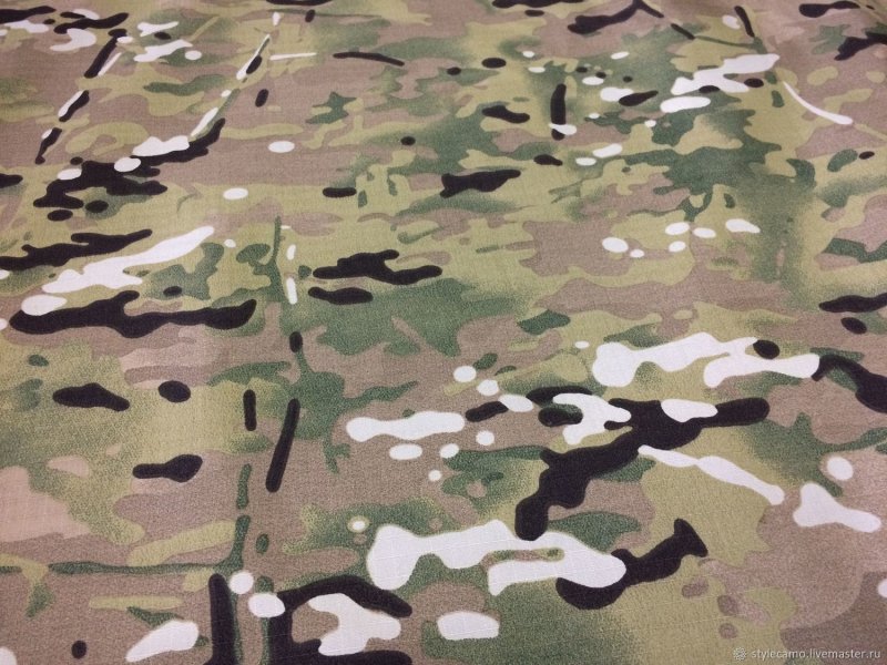 Камуфляж рип стоп Multicam ткань