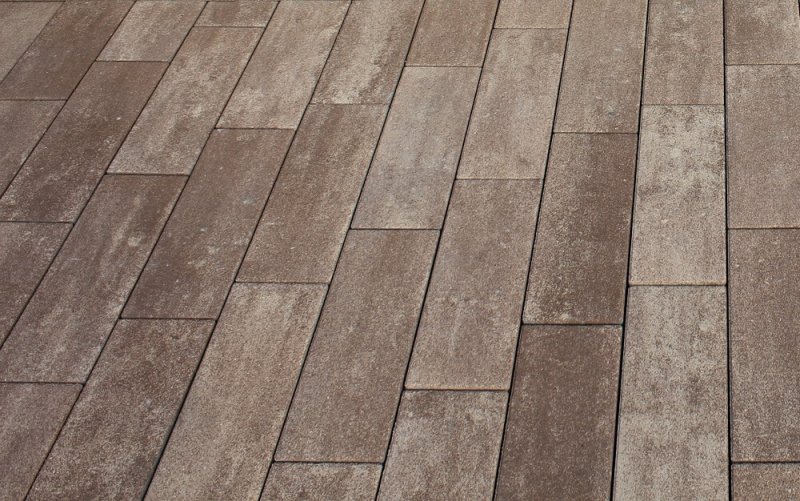 Тротуарная плитка паркет серая 300*300*30