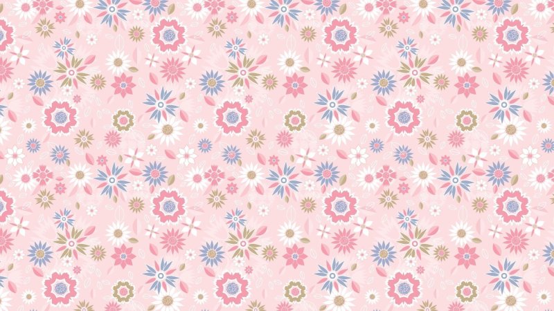 Мелкие розовые цветочки