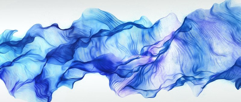 Голубые разводы