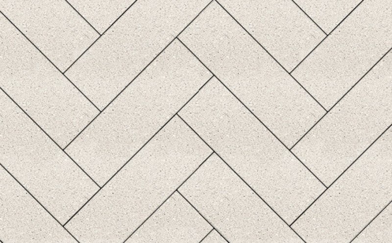 Плитка тротуарная паркет б.6.п.8 гладкий белый