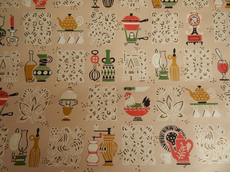 Обои для кухни мелкий рисунок