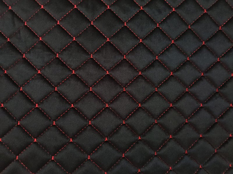 Ткань алькантара стеганая