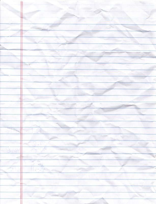 Бумага в линейку